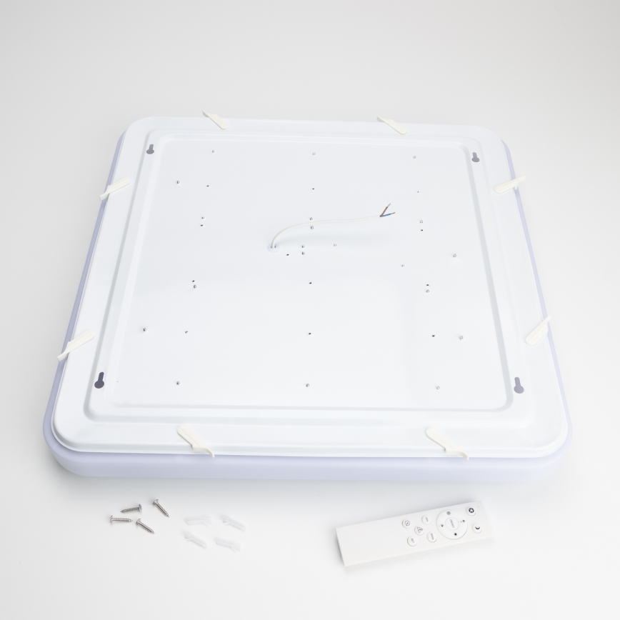 Brilagi - Luminaria de techo LED regulable inteligente, 36W, 230V, 53 x 53 cm, 3000–6000K, Wi-Fi Tuya Beacon + control remoto