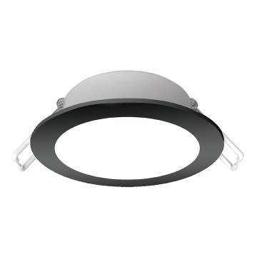 Brilagi - Luminaria empotrable de techo para baño LED/24W/230V 3000K negro IP65