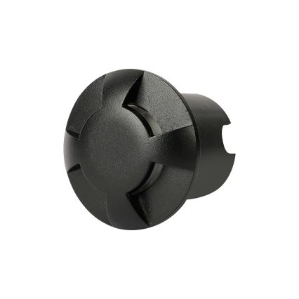 Brilagi - Luminaria empotrable exterior LED para tránsito vehicular GROUNDRAY LED/1W/230V negra IP67