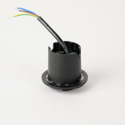 Brilagi - Luminaria empotrable exterior LED para tránsito vehicular GROUNDRAY LED/1W/230V negra IP67