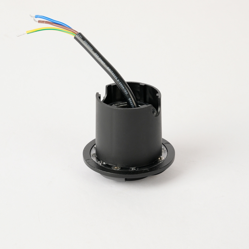 Brilagi - Luminaria empotrable exterior LED para tránsito vehicular GROUNDRAY LED/1W/230V negra IP67