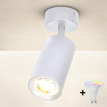 Brilagi - Luminaria empotrable LED RGBW regulable SELE 1xGU10/6W/230V 3000K blanco + mando a distancia