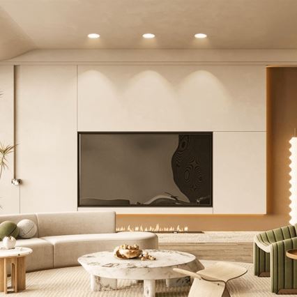 Brilagi - Luminaria empotrada LED para baño LED/4,8W/230V 6000K blanca IP65