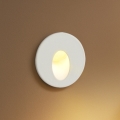 Brilagi - Luminaria empotrada LED para exterior STAIRDOT LED/2W/230V blanco IP65 redonda