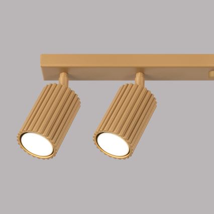 Brilagi - Luminaria LED de focos CRESTO 6xGU10/10W/230V dorada