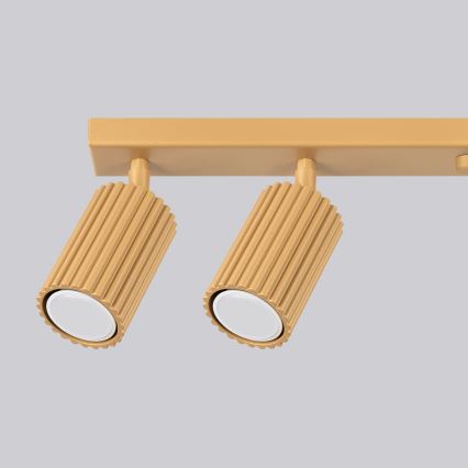 Brilagi - Luminaria LED de focos CRESTO 6xGU10/10W/230V dorada