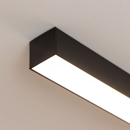 Brilagi - Plafón LED de superficie FULLDAY LED/20/30/40W/230V 2700/4000/6000K 120 cm UGR19 negro