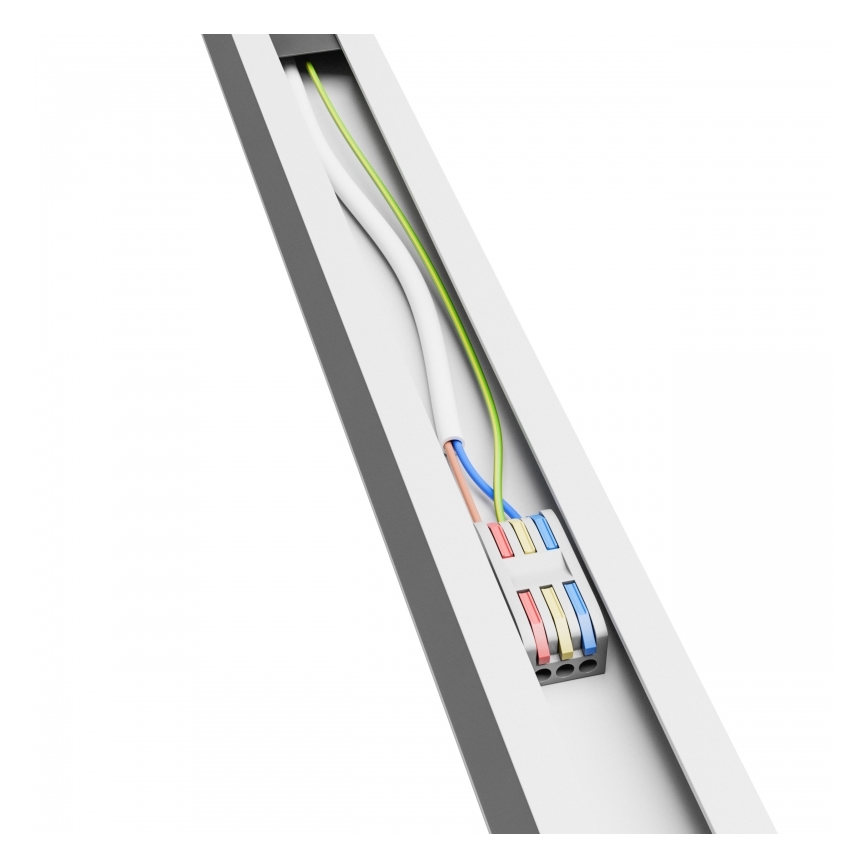 Brilagi - Luminaria LED de superficie para techo FULLDAY LED/20/30/40W/230V 2700/4000/6000K 120 cm UGR19 blanca