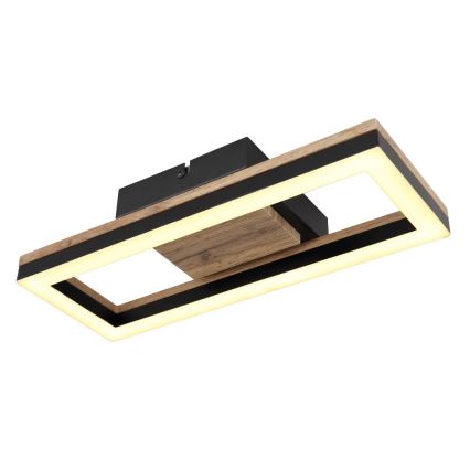 Brilagi - Luminaria de techo LED regulable VELVET SQUARE LED/24W/230V 43x43 cm 3000/4000/6500K con mando a distancia rosa