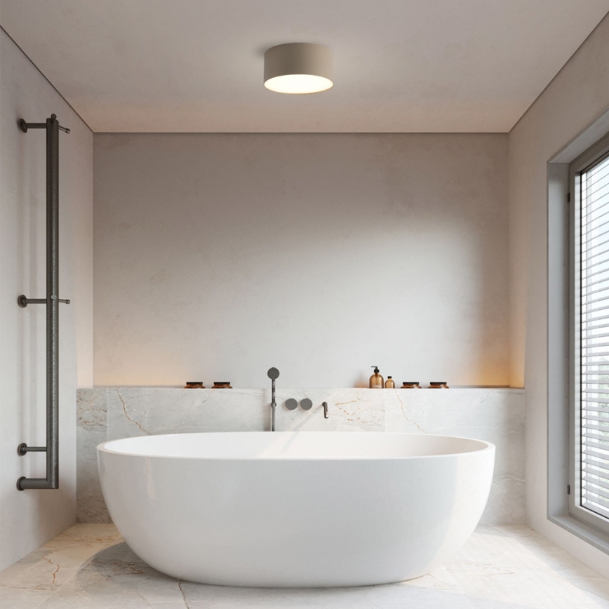 Brilagi - Luminaria LED de techo para baño FORIS LED/20W/230V Ø 15 cm beige IP44