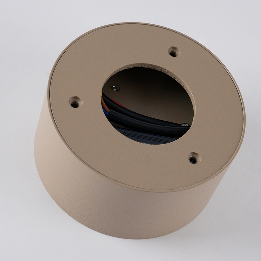 Brilagi - Luminaria LED de techo para baño FORIS LED/20W/230V Ø 15 cm beige IP44