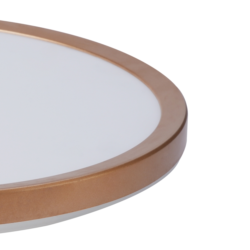 Brilagi - Lámpara de techo para baño ULTRA SLIM LED/24W/230V Ø 42 cm oro rosa IP54