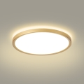 Brilagi - Luminaria LED de techo para baño ULTRA SLIM, 24W/230V, Ø 42 cm, dorada, IP54