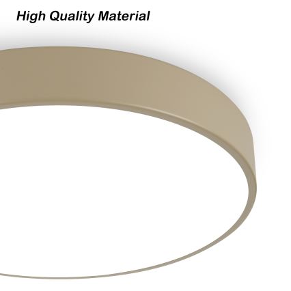 Brilagi - Plafón de techo LED POOL LED/36W/230V 3000/4500/6000K Ø 30 cm beige