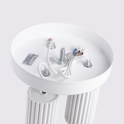 Brilagi - Luminaria LED empotrable CRESTO 3xGU10/10W/230V blanca