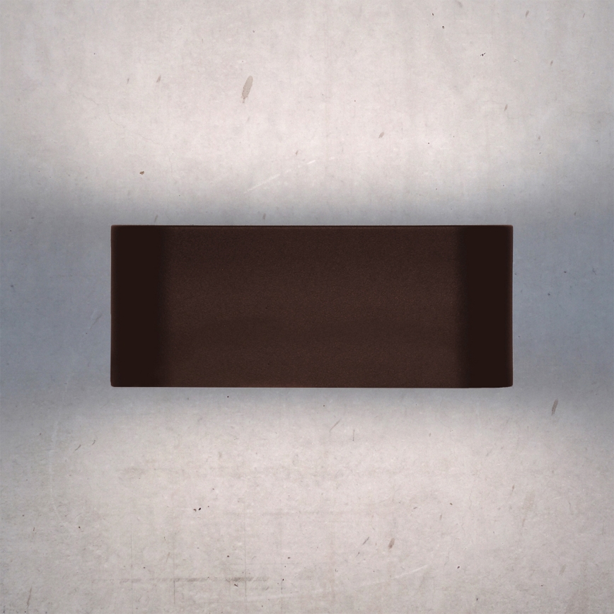 Brilagi - Aplique LED de pared exterior BARI LED/7W/230V 3000/4000/6000K marrón IP54