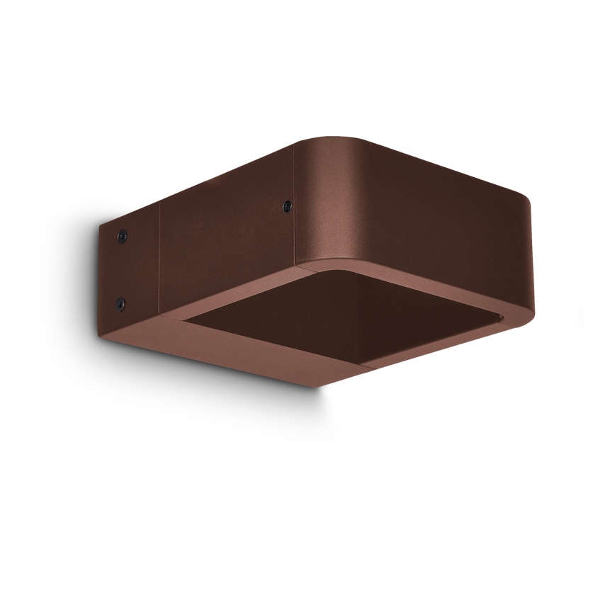 Brilagi - Aplique LED de pared exterior BARI LED/7W/230V 3000/4000/6000K marrón IP54