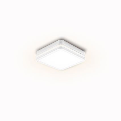 Brilagi - Luminaria LED exterior BENE LED/18W/230V 22x22 cm blanco IP54