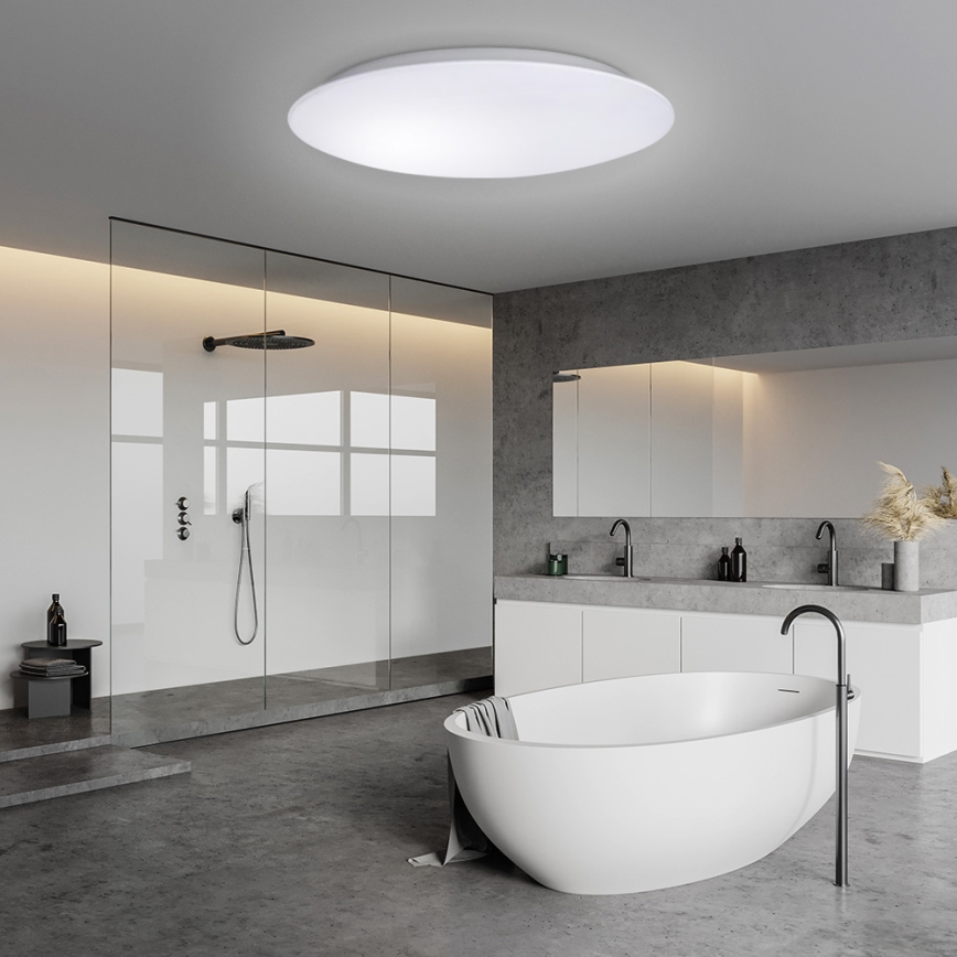 Brilagi - Luminaria LED de techo para baño con sensor VESTAS LED/45W/230V Ø 48 cm 3000K IP54