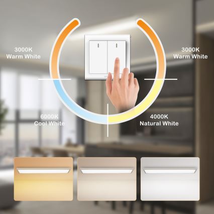 Brilagi - Plafón LED de techo para baño FRAME LED/50W/230V 3000/4000/6000K 120x30 cm IP44 plateado
