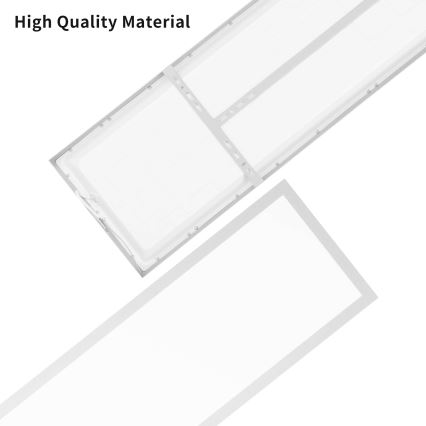 Brilagi - Plafón LED de techo para baño FRAME LED/50W/230V 3000/4000/6000K 120x30 cm IP44 plateado