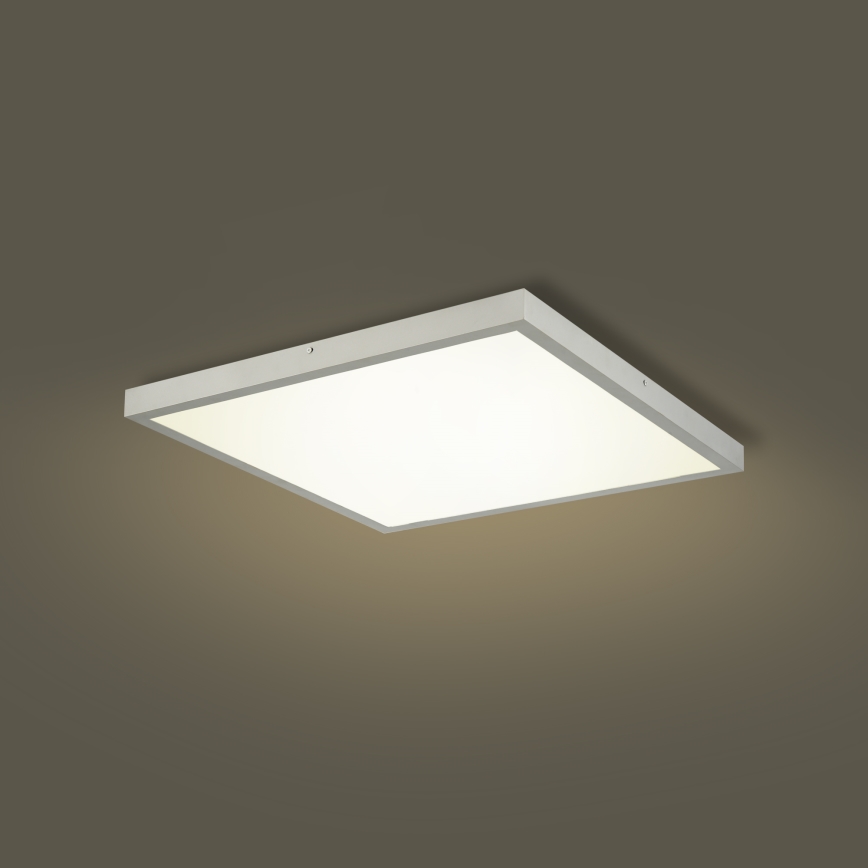 Brilagi - Luminaria de techo LED para baño FRAME LED/50W/230V 3000/4000/6000K 60x60 cm IP44 plateada