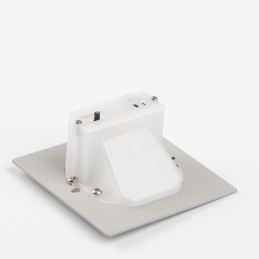 Brilagi - Luminaria LED para escalera con sensor de movimiento y sensor crepuscular JACK LED/1,5W/230V 3000/4000/6500K negro