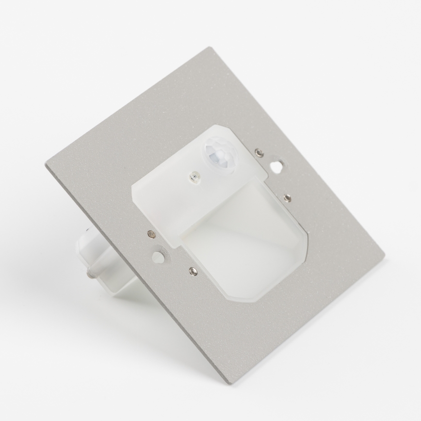 Brilagi - Luminaria LED para escalera con sensor de movimiento y sensor crepuscular JACK LED/1,5W/230V 3000/4000/6500K negro