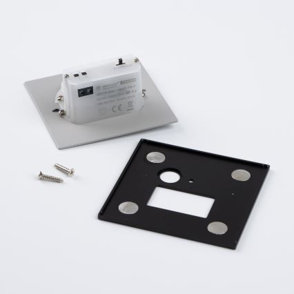 Brilagi - Luminaria LED para escalera con sensor de movimiento y sensor crepuscular JACK LED/1,5W/230V 3000/4000/6500K negro