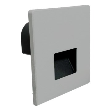 Brilagi - Luminaria LED para escalera JACK LED/3W/230V 3000/4000/6500K IP65 gris