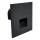 Brilagi - Luminaria LED para escalera JACK LED/3W/230V 3000/4000/6500K IP65 negra