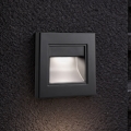 Brilagi - luminaria LED para escalera STEP LIGHT LED/1,5W/230V IP44 negra
