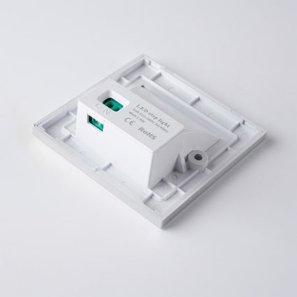 Brilagi - Luminaria LED para escalera STEP LIGHT LED/1,5W/230V IP44 plateada