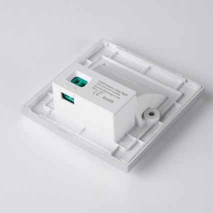 Brilagi - Luminaria LED para escalera con sensor STEP LIGHT LED/1,5W/230V IP44 plateada