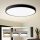 Brilagi - Luminaria LED regulable de techo POOL SMART LED/128W/230V 3000-6000K Ø 100 cm Wi‑Fi Tuya negra + mando a distancia