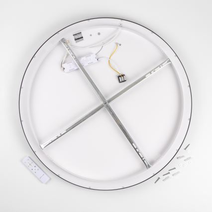 Brilagi - Luminaria de techo LED regulable FALCON II LED/108W/230V 3000-6500K diámetro 80 cm negra + mando a distancia