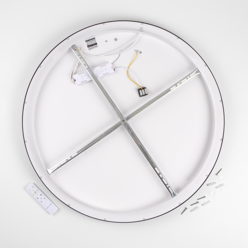 Brilagi - Luminaria de techo LED regulable FALCON II LED/108W/230V 3000-6500K diámetro 80 cm negra + mando a distancia