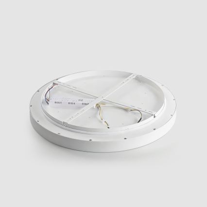 Brilagi - Luminaria de techo LED regulable GLASS POOL DOUBLE LED/48W/230V 3000-6000K 40 cm blanca + mando a distancia