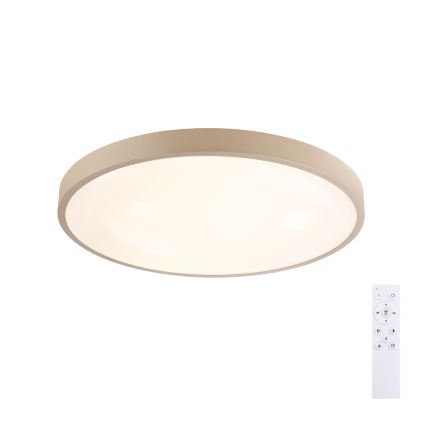 Brilagi - Luminaria de techo LED regulable GLASS POOL DOUBLE LED/60W/230V 3000-6000K 50 cm beige + control remoto