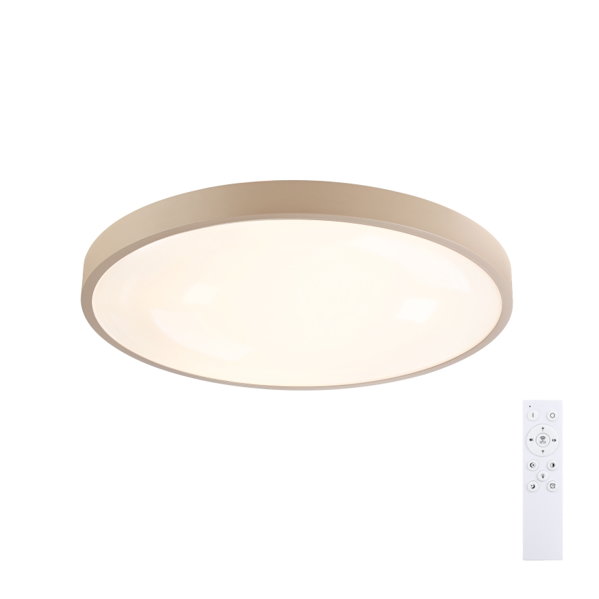 Brilagi - Luminaria de techo LED regulable GLASS POOL DOUBLE LED/60W/230V 3000-6000K 50 cm beige + control remoto