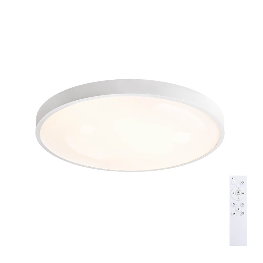 Brilagi - Lámpara de techo LED regulable GLASS POOL DOUBLE LED/60W/230V 3000-6000K 50 cm blanca + mando a distancia