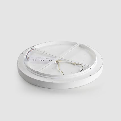 Brilagi - Lámpara de techo LED regulable GLASS POOL DOUBLE LED/60W/230V 3000-6000K 50 cm blanca + mando a distancia