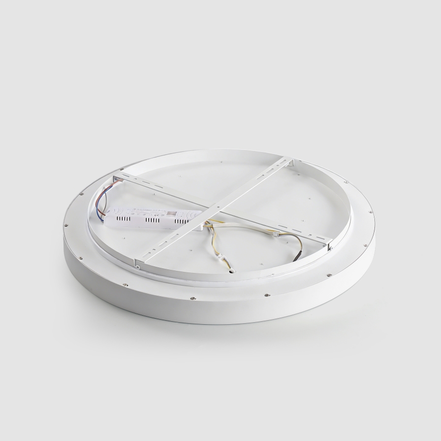 Brilagi - Lámpara de techo LED regulable GLASS POOL DOUBLE LED/60W/230V 3000-6000K 50 cm blanca + mando a distancia