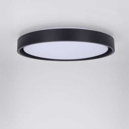 Brilagi - Lámpara de techo LED regulable MATTEO LED/48W/230V 3000-6500K Ø 41 cm negro + mando a distancia