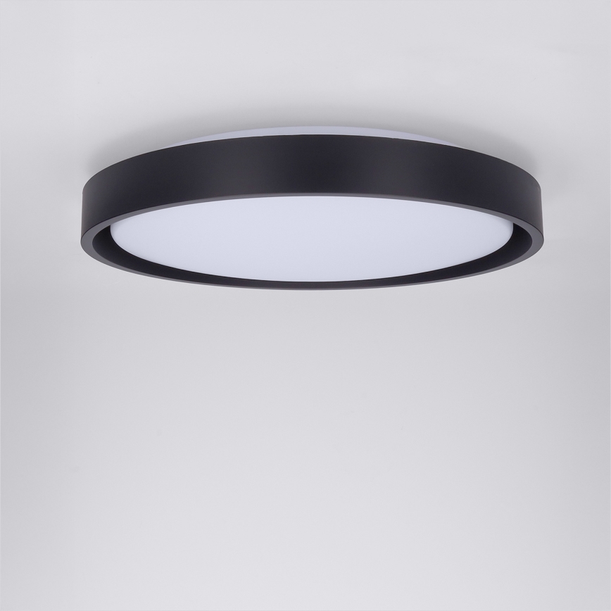 Brilagi - Lámpara de techo LED regulable MATTEO LED/48W/230V 3000-6500K Ø 41 cm negro + mando a distancia