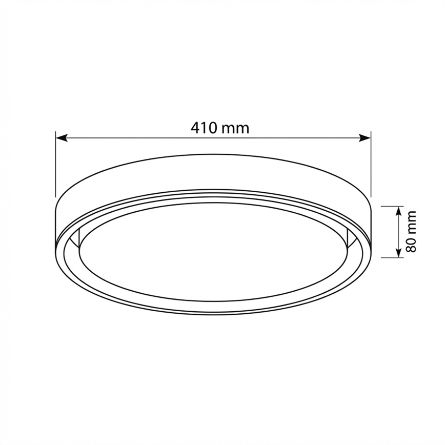 Brilagi - Lámpara de techo LED regulable MATTEO LED/48W/230V 3000-6500K Ø 41 cm roja + mando a distancia