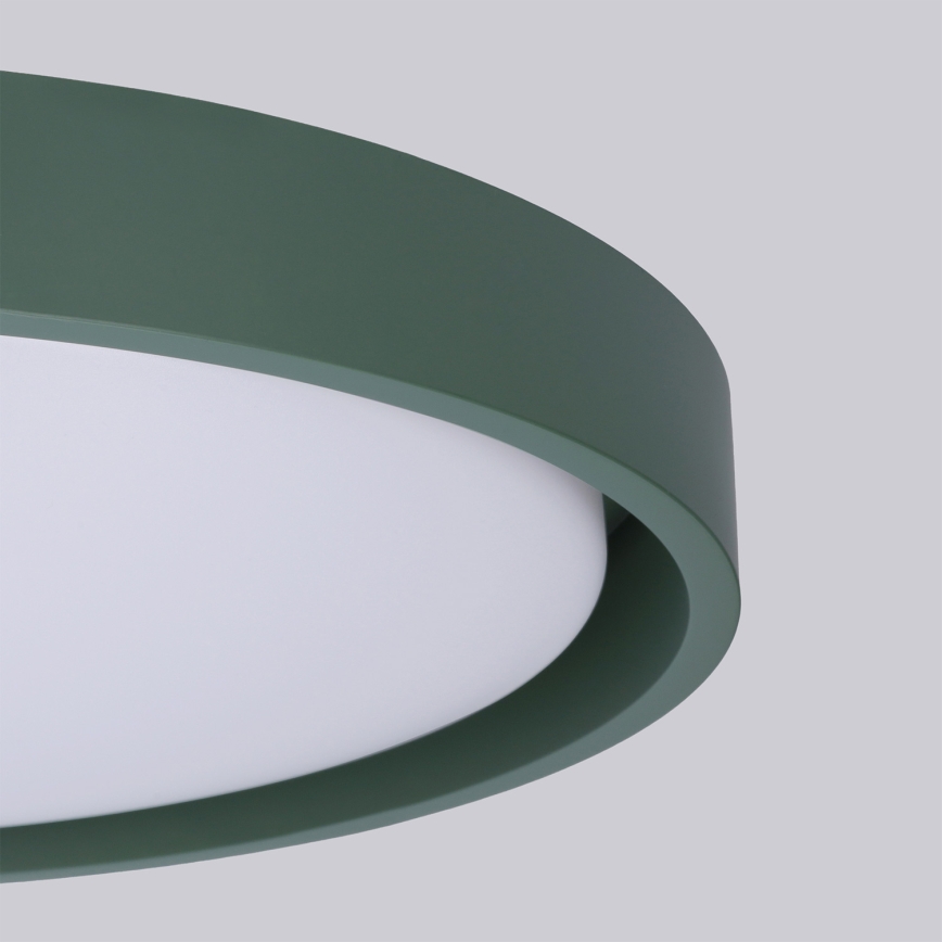 Brilagi - Luminaria de techo LED regulable MATTEO LED/48W/230V 3000-6500K Ø 41 cm verde + mando a distancia