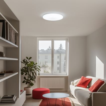 Brilagi - Luminaria de techo LED regulable MILKY WAY LED/24W/230V 3000-6500K Ø 38 cm + mando a distancia