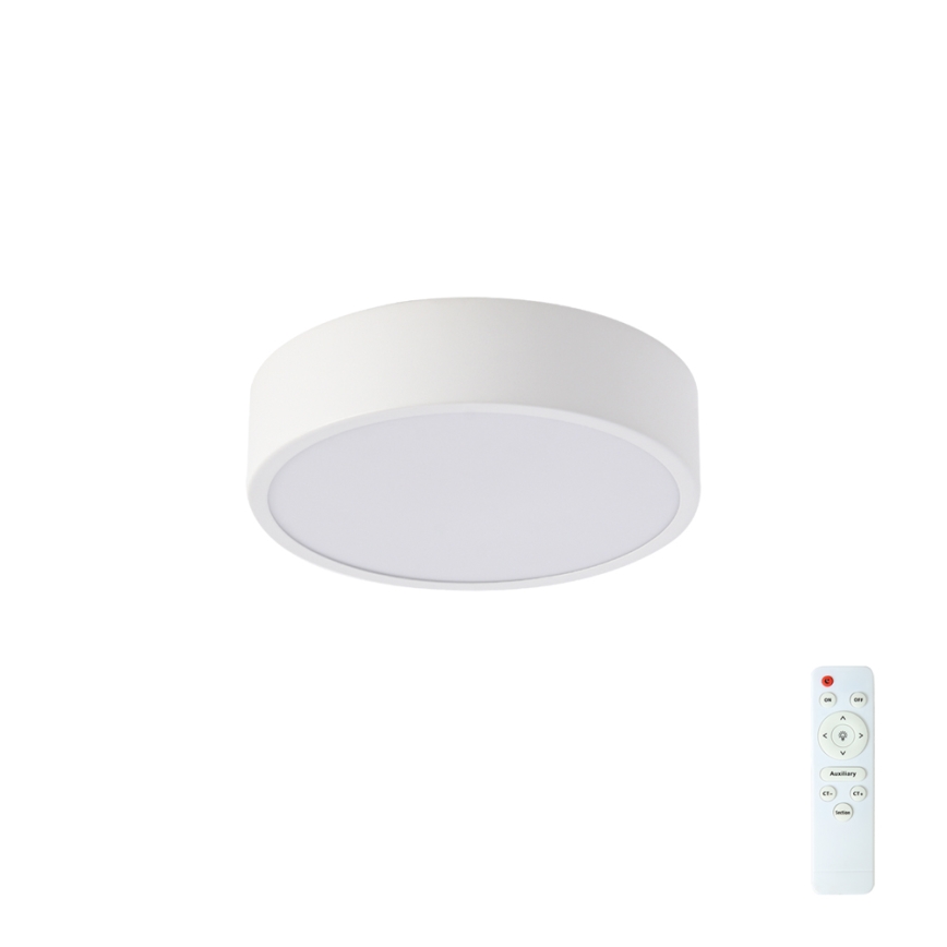 Brilagi - Luminaria de techo LED regulable POOL LED/18W/230V 3000-6000K 20 cm blanca + mando a distancia