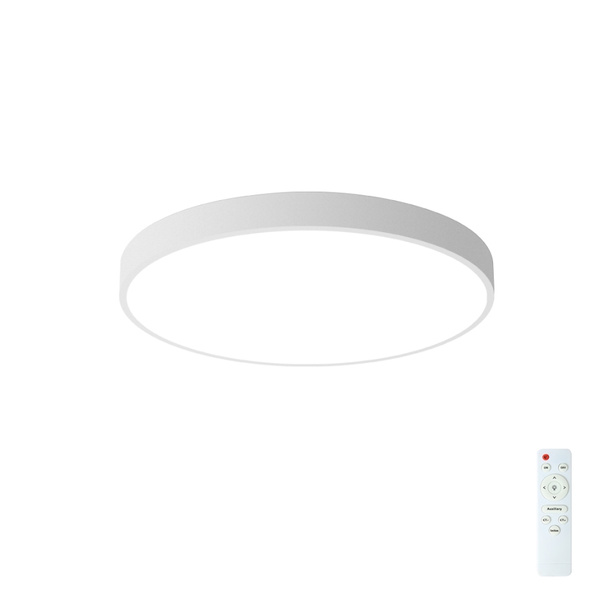 Brilagi - Luminaria de techo LED regulable POOL LED/60W/230V 3000-6000K diámetro 60 cm blanca + mando a distancia